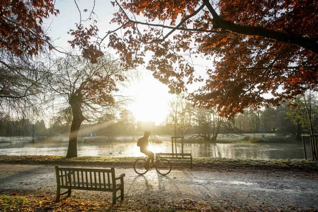 Despite many Britons feeling the chill, this November was actually the warmest since at least 1940 (Photo: Jacob King/PA Wire)