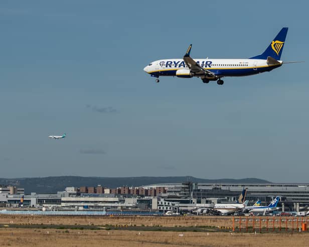 A Ryanair flight was forced to divert and make an emergency landing after the pilot fell ill. (Photo: DPA/AFP via Getty Images)