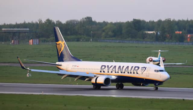 A Ryanair flight from Dublin Airport to Lanzarote was forced to land in Morocco after a passenger became "disruptive" on board. (Photo: AFP via Getty Images)