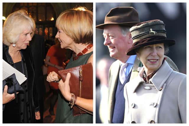 Anne Robinson is reportedly dating Queen Camilla's ex Andrew Parker Bowles who reportedly once dated Princess Anne. Photographs by Getty