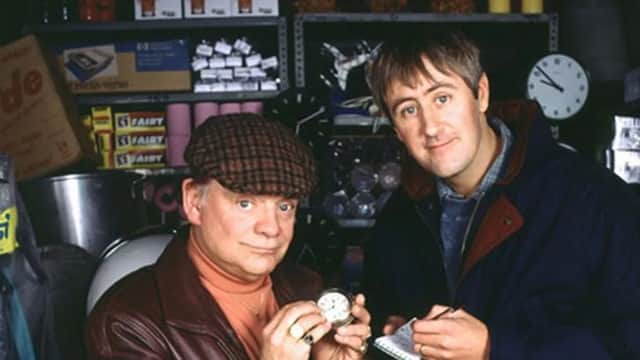 Were you one of the nearly 24 million viewers who saw Del Boy and Rodney finally become millionaire in their 1996 Christmas special? (Credit: BBC)