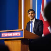 Prime Minister Rishi Suank has defended his emergency Rwanda legislation after immigration minister Robert Jenrick resigned over the issue. (Credit: Getty Images)