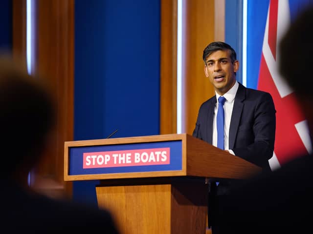 Prime Minister Rishi Suank has defended his emergency Rwanda legislation after immigration minister Robert Jenrick resigned over the issue. (Credit: Getty Images)