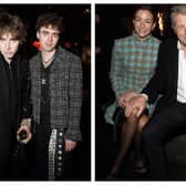 Liam Gallagher's sons Gene and Lennon Gallagher attended the Chanel fashion show in Manchester along with Hugh Grant and his wife Anna. Photograph by Getty