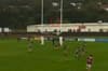 Funny footage of world first own goal in a rugby match during Hawick Youth & Gala Wanderers game