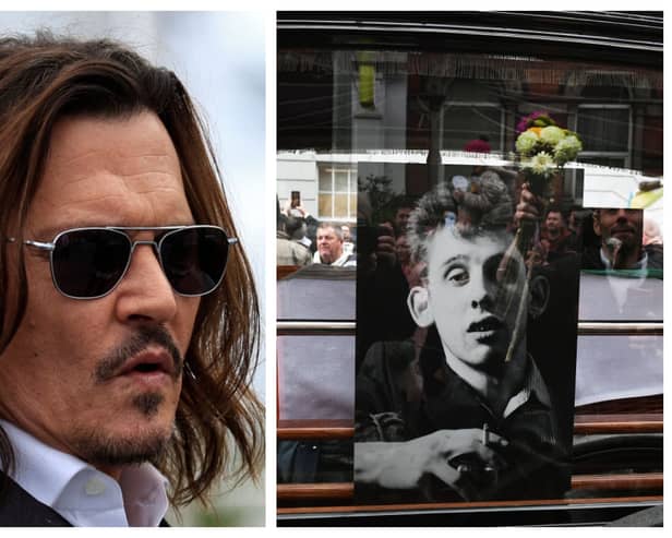 Johnny Depp is thought to be among the guests at Shane MacGowan's funeral.
