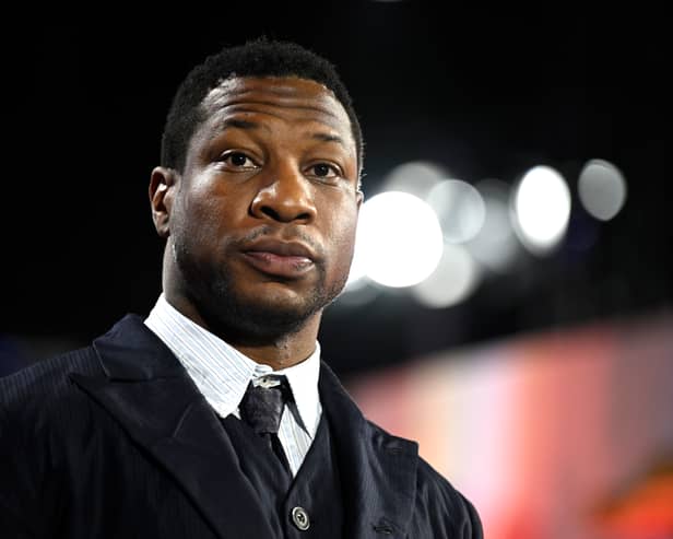 Jonathan Majors faced three misdemeanour counts of assault and harassment. Picture: Gareth Cattermole/Getty Images