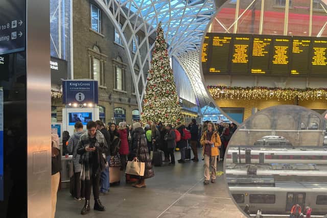 Passengers wait for hours amid cancellations at King's Cross
