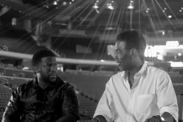 Kevin Hart and Chris Rock in Kevin Hart & Chris Rock: Headliners Only (Image: BARRON CLAIBORNE/NETFLIX)