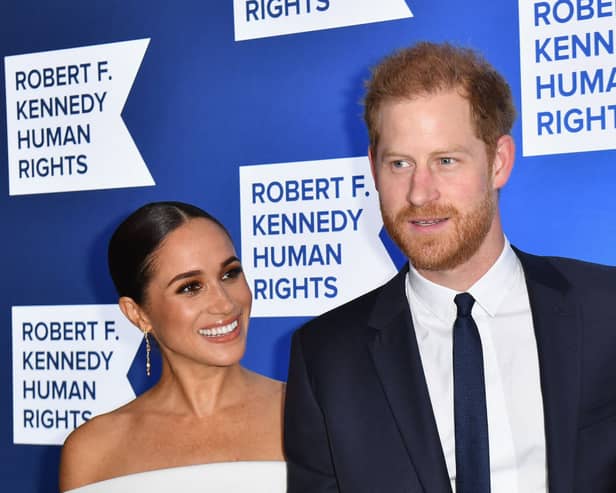 Prince Harry and Meghan Markle have been named as  the biggest 'losers' of 2023 by The Hollywood Reporter. Photograph by Getty