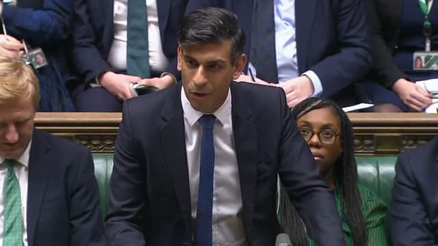 Rishi Sunak at PMQs. Credit: House of Commons/UK Parliament/PA Wire