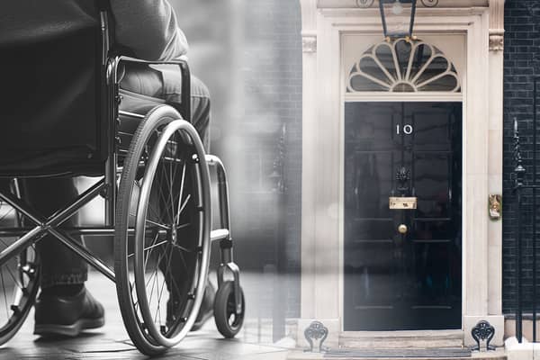 Rishi Sunak has been slammed for failing to replace the Minister for Disabled People. Credit: Getty/Adobe/Mark Hall