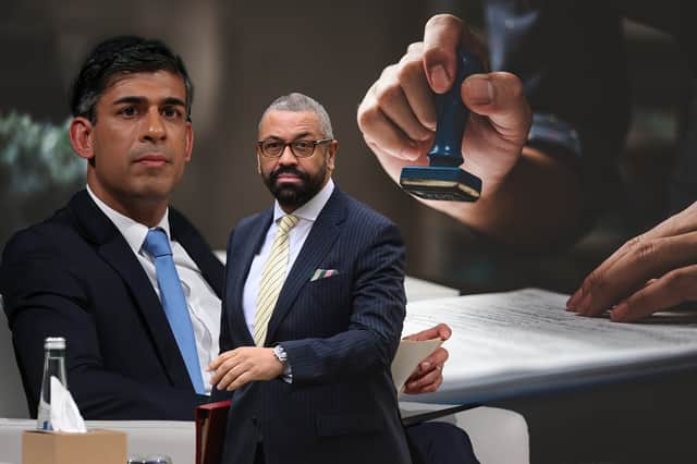 James Cleverly and Rishi Sunak have brought in strict new legal migration rules. Credit: Mark Hall/Adobe/Getty
