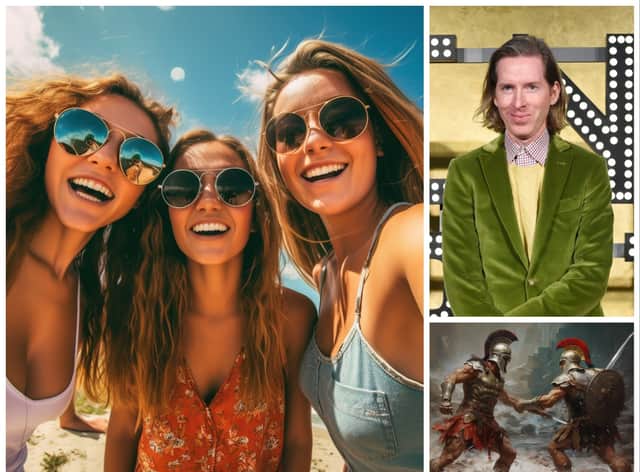 Top TikTok trends of 2023 - including Roman Empire, Wes Anderson and Girl Dinner. Stock images by Adobe Photos (left and bottom right) and Getty Images (top right). Composite image by NationalWorld.