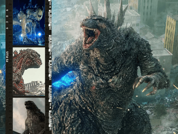Is the version of Godzilla featured in "Godzilla Minus One" the same Godzilla that has appeared across 38 different films? (Credit: Toho/Legendary Pictures)