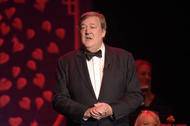 Stephen Fry has opened up about his prostate cancer diagnosis in a campaign video. Picture: Mike Marsland/Getty Images