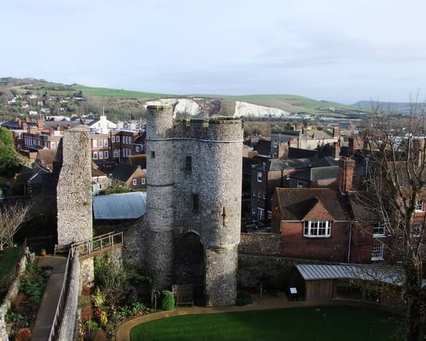 Norman Gatehouse and The Barbican, Lewes Castle