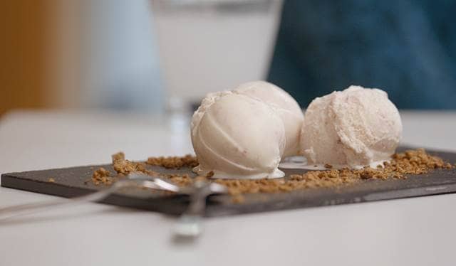 The ice cream flavour was created by Yorkshire-based dairy farm Yorvale 
(Image: Aldi/ Yorvale)