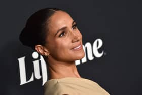 Meghan Markle is seen packing boxes in Instagram video for coffee company she has invested in. Photograph by Getty