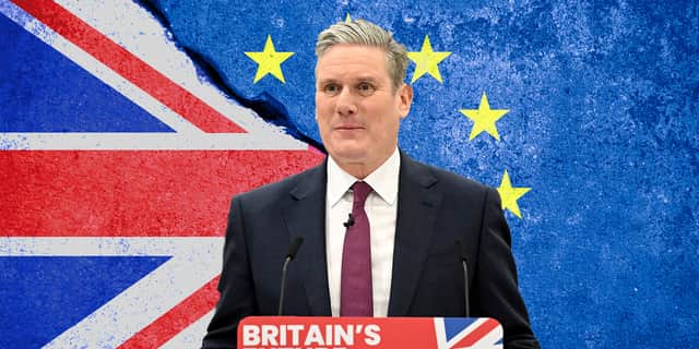 Sir Keir Starmer has gone from Europhile to saying there is no case to rejoin the EU or single market. Credit: Kim Mogg/Getty