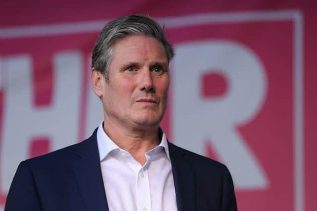 Starmer at a People's Vote rally in 2019. Credit: Getty