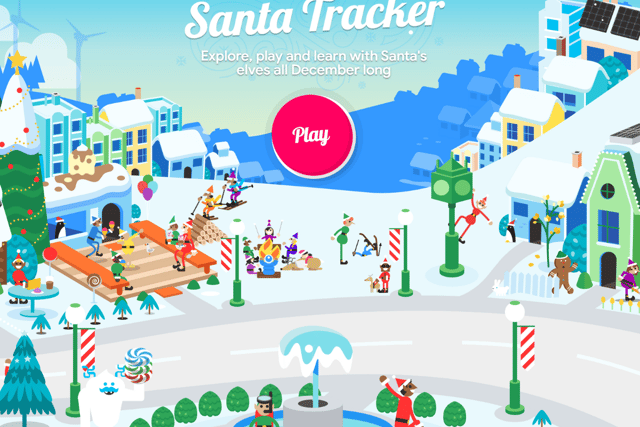 Google entered the Santa tracking business in 2004 with their Google Santa Tracker service (Credit: Alphabet/Google)