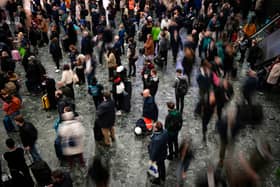 Travel chaos is being felt just days before Christmas with all trains travelling though London's Euston station paused. (Credit: Getty Images)