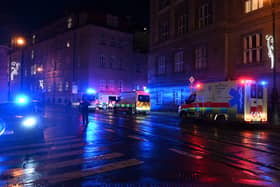 AT least 11 people have been killed after a gunman opened fire at a university in Prague. Picture: AFP via Getty Images
