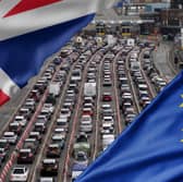 The post-Brexit queues at ferry terminals are set to get even worse. Credit: Getty/Adobe/Kim Mogg