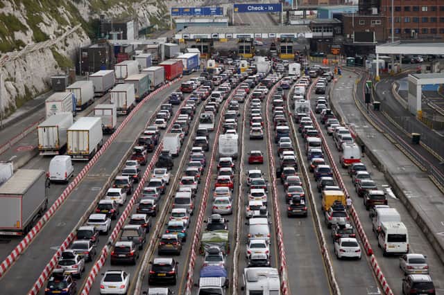 Queues at Dover. Credit: Getty