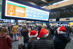 Christmas travel is proving difficult for some with road closures, tailbacks and rail delays and cancellations. (Credit: Getty Images)