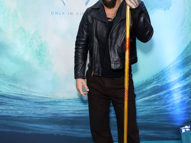 Jason Momoa at the Aquaman 2 premiere in London (Photo: Tim P. Whitby/Getty Images for Warner Bros.)