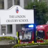 A 16-year-old boy has been arrested on suspicion of arson after a fire broke out at The London Oratory School. Picture: James Manning/PA Wire