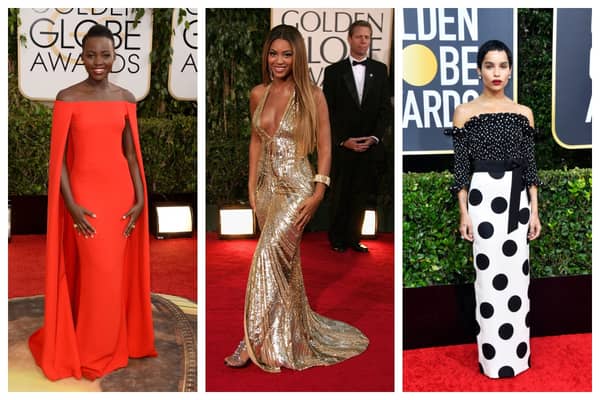  Lupita Nyong’o, Beyoncé and Zoe Kravitz are in my top 3 best dressed stars at the Golden Globes over the years. Photographs by Getty