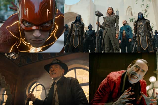 The Flash, The Marvels, Indiana Jones and the Dial of Destiny, and Renfield were among 2023's biggest film flops