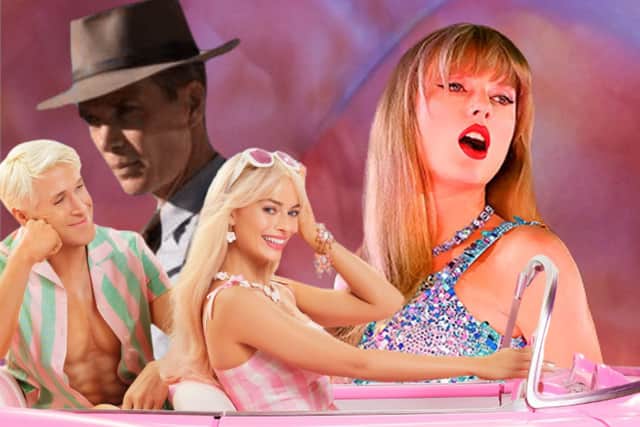 Oppenheimer, Eras Tour, and Barbie were among the biggest box film successes of 2023