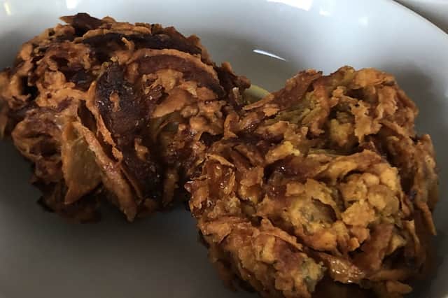 Onion bhajis have been recalled by Waitrose 