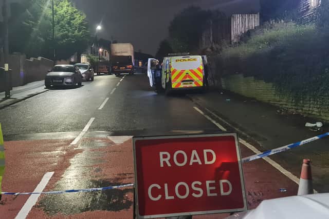 A murder probe has been launched in Burngreave, Sheffield, after a car ploughed into a group of people in a city street
