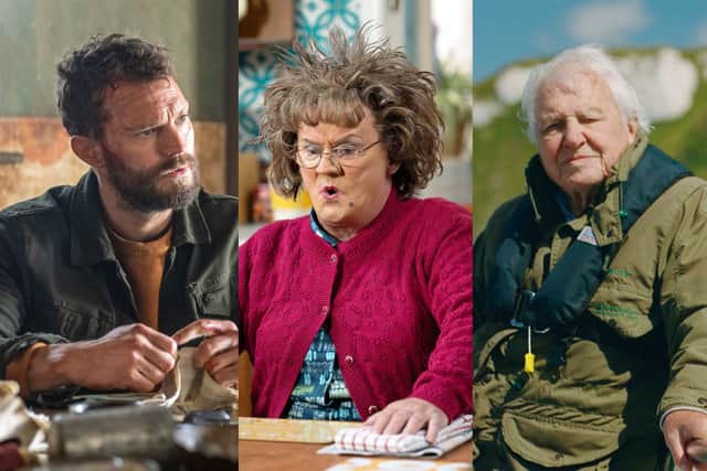 BBC New Year's Day TV guide with The Tourist season 2, Mrs Brown's Boys, and Attenborough and the Giant Sea Monster