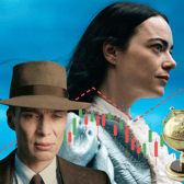 [L-R] Cillian Murphy and Emma Stone are among the favourites to win awards at next week's 2024 Golden Globes ceremony (Credit: Searchlight Films/MGM)