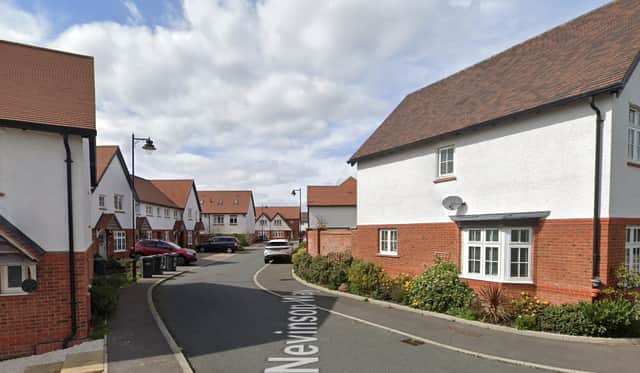 Nevinson Way in Waterlooville, Hampshire, where a woman was found dead and a murder probe has been launched Picture: Google
