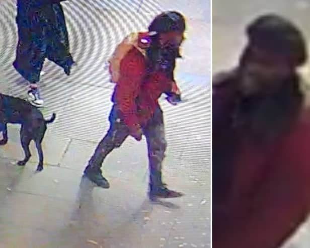 A man to whom City of London Police detectives want to speak after a street attack that followed a dog fouling row 