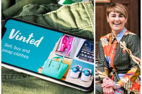 Personal stylist Lisa Talbot has shared her top tips for buying and selling on Vinted. Photos by Adobe (left) and Amanda Hutchinson, AKP Photography (right).