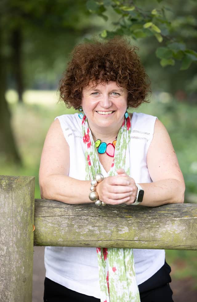 Counsellor and hypnotherapist Liz Sharpe. Photo by Sarah Skinner Photography.
