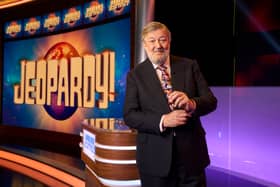 Stephen Fry hosts the revival of Jeopardy! on ITV