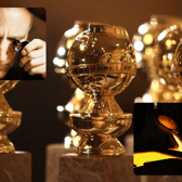 How heavy are the Golden Globe awards, and are they made of solid gold? (Frazer Harrison/Getty Images/Canva)