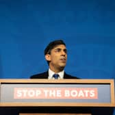 Rishi Sunak has pledged to stop the boats. Credit: Getty