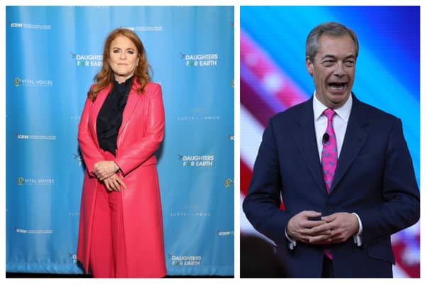 Could both Sarah Ferguson and Nigel Farage appear on Celebrity Big Brother? Photographs by Getty