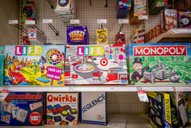 Hasbro board games on sale at a US store