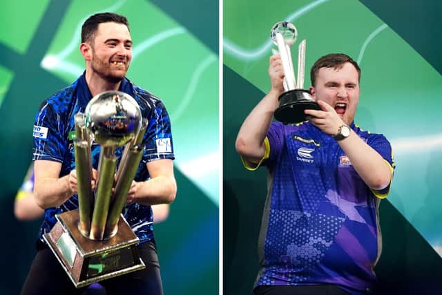 Darts world championship finalists Luke Humphries and Luke Littler will both take part in the Darts Premier League (Picture: PA)